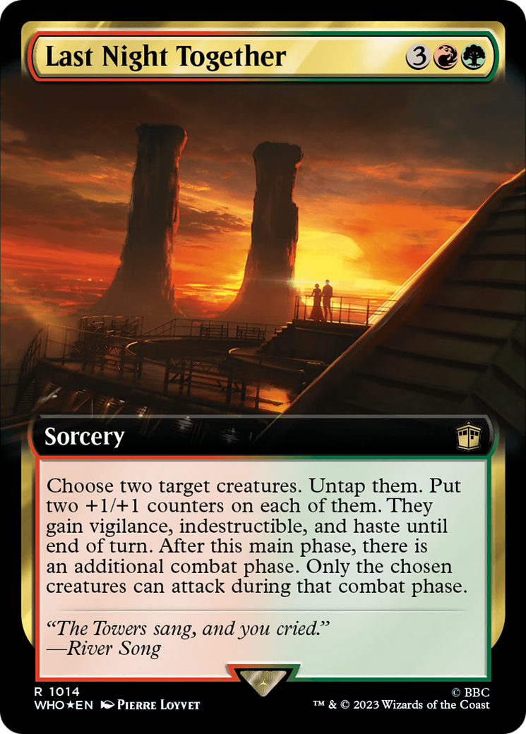 Last Night Together (Extended Art) (Surge Foil) [Doctor Who] | North Game Den
