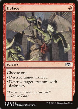 Deface [Ravnica Allegiance] | North Game Den