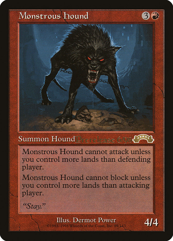 Monstrous Hound [Exodus Promos] | North Game Den