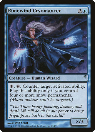 Rimewind Cryomancer [Coldsnap] | North Game Den