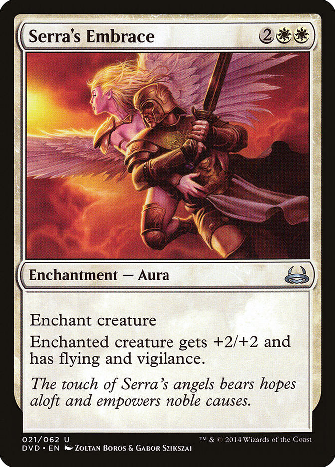 Serra's Embrace (Divine vs. Demonic) [Duel Decks Anthology] | North Game Den