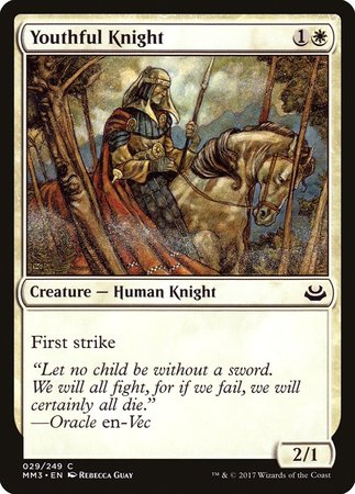 Youthful Knight [Modern Masters 2017] | North Game Den