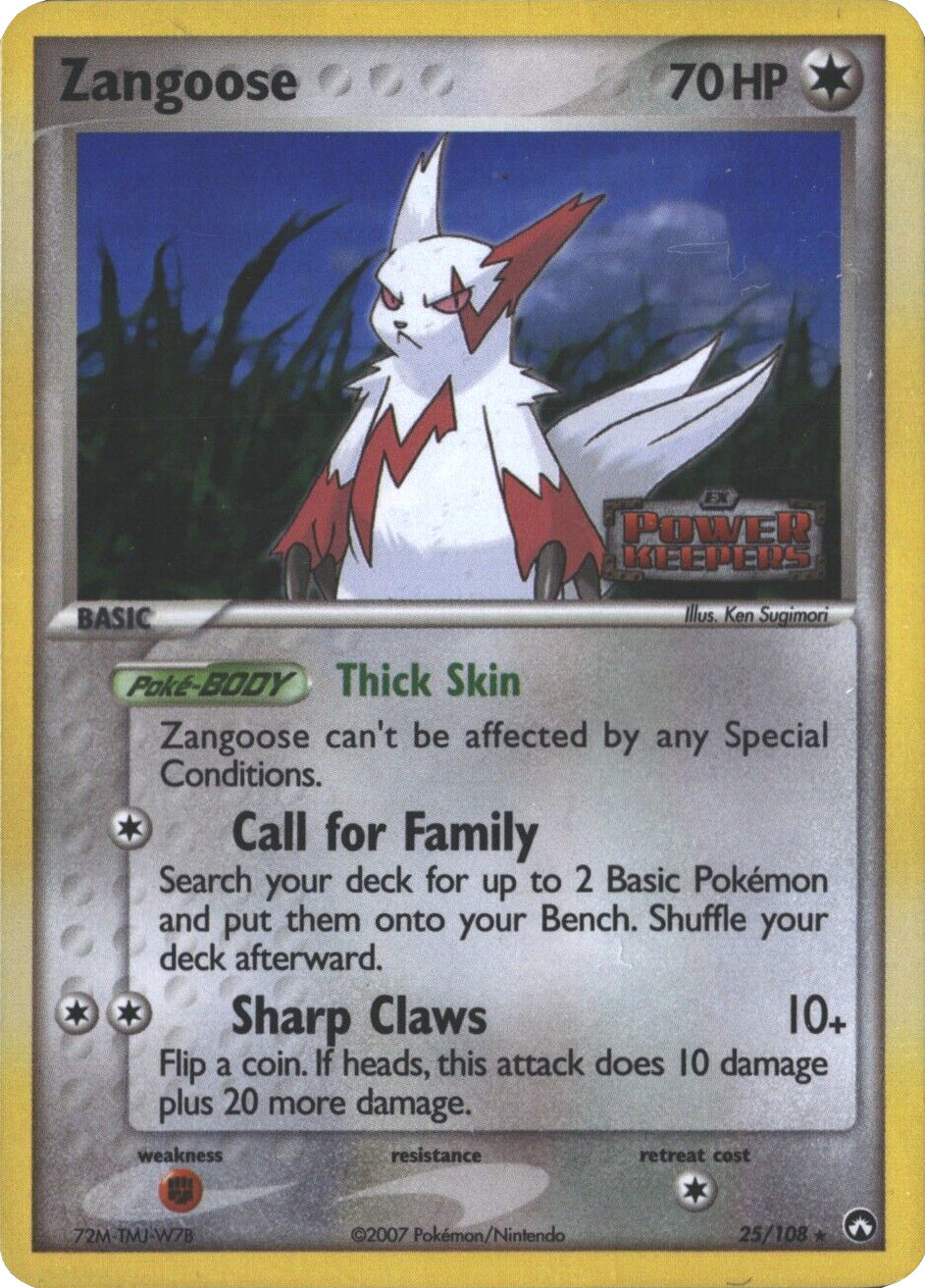 Zangoose (25/108) (Stamped) [EX: Power Keepers] | North Game Den