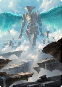 Celestial Colonnade Art Card [Zendikar Rising Art Series] | North Game Den