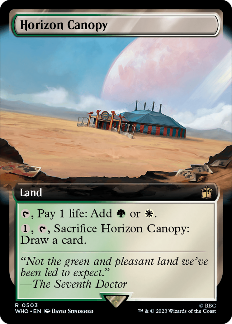 Horizon Canopy (Extended Art) [Doctor Who] | North Game Den