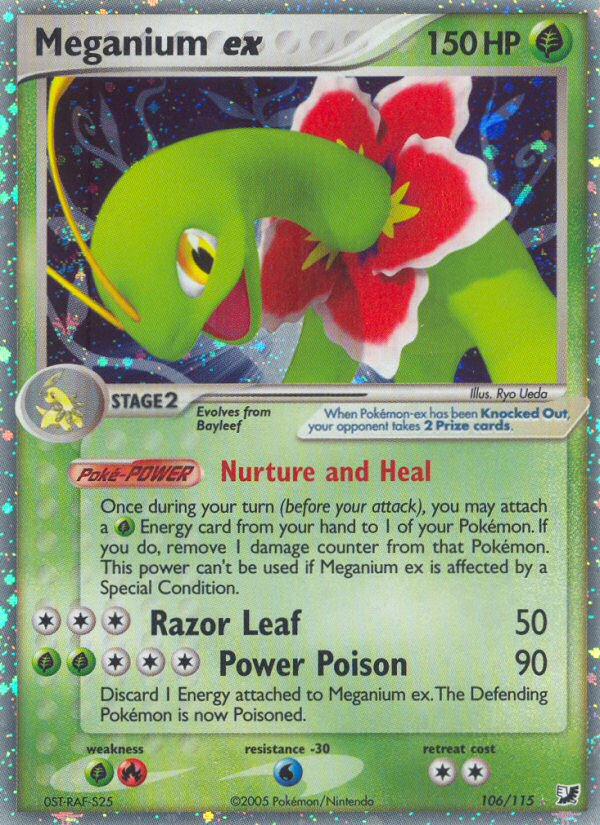 Meganium ex (106/115) [EX: Unseen Forces] | North Game Den