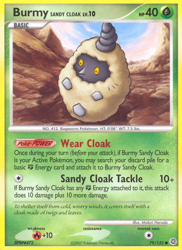 Burmy Sandy Cloak (79/132) [Diamond & Pearl: Secret Wonders] | North Game Den