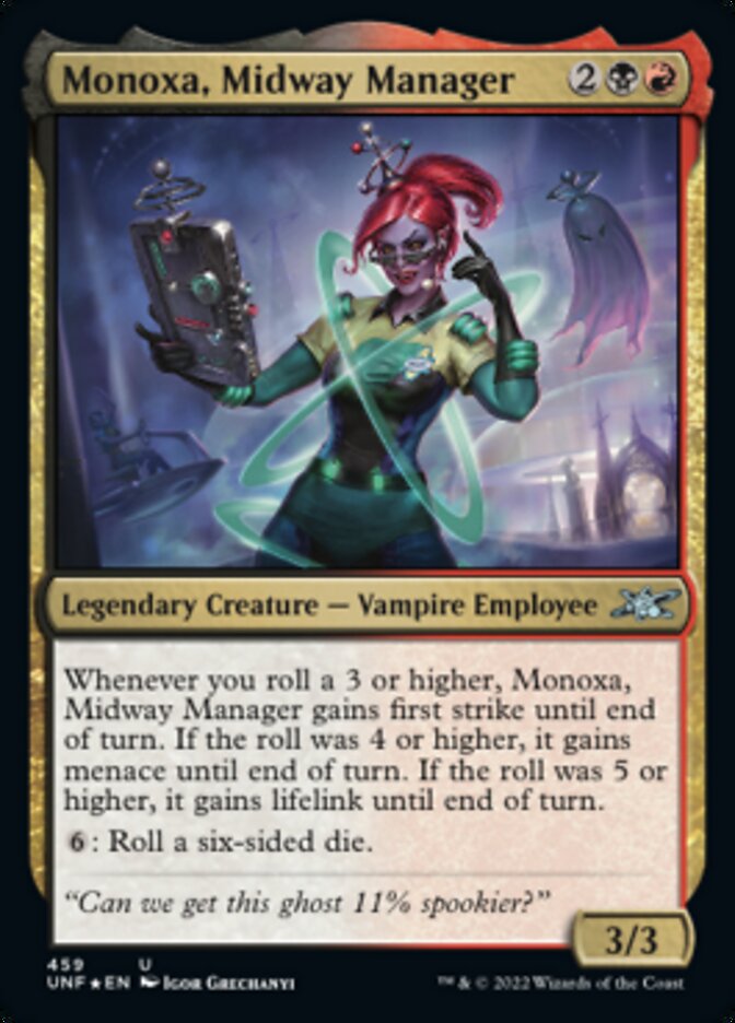 Monoxa, Midway Manager (Galaxy Foil) [Unfinity] | North Game Den