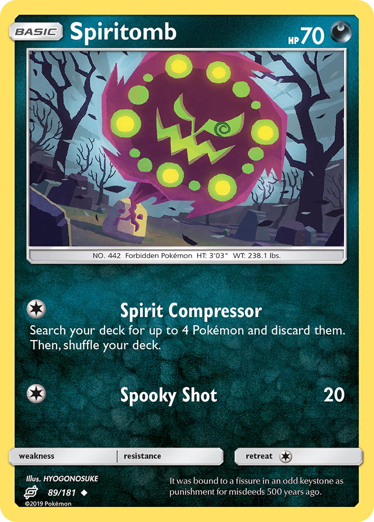 Spiritomb (89/181) [Sun & Moon: Team Up] | North Game Den