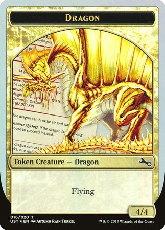 Gold Dragon Token [Unstable Tokens] | North Game Den