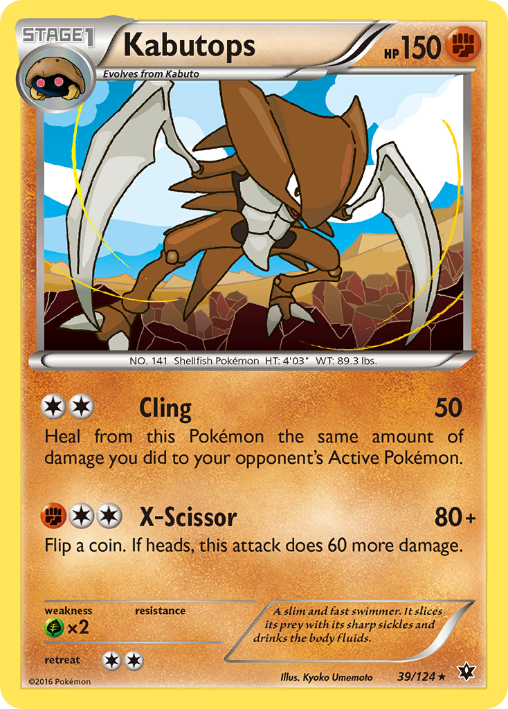 Kabutops (39/124) [XY: Fates Collide] | North Game Den