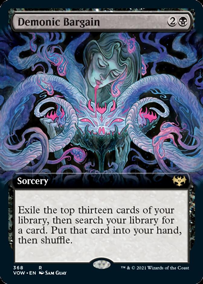 Demonic Bargain (Extended) [Innistrad: Crimson Vow] | North Game Den