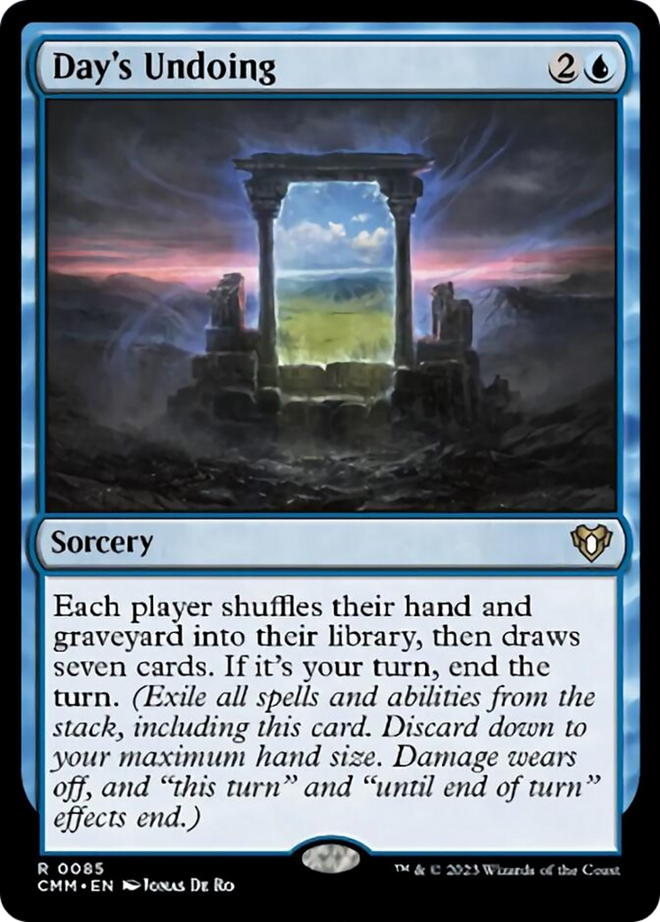 Day's Undoing [Commander Masters] | North Game Den