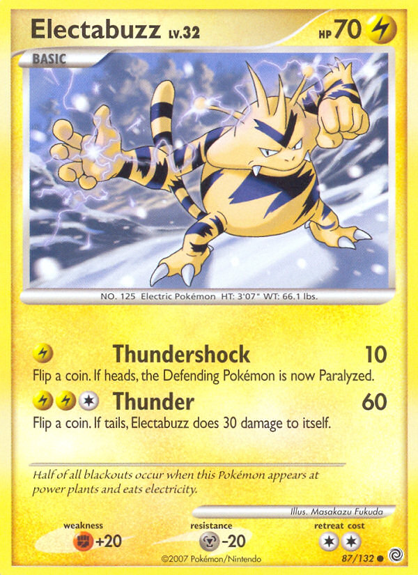 Electabuzz (87/132) [Diamond & Pearl: Secret Wonders] | North Game Den