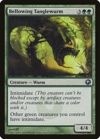 Bellowing Tanglewurm [Scars of Mirrodin] | North Game Den