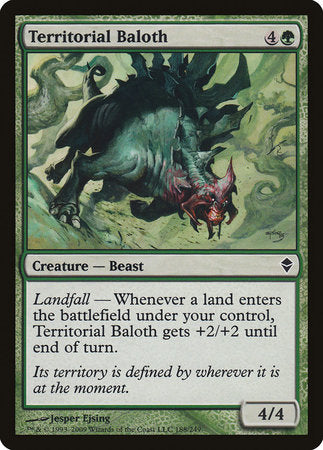 Territorial Baloth [Zendikar] | North Game Den