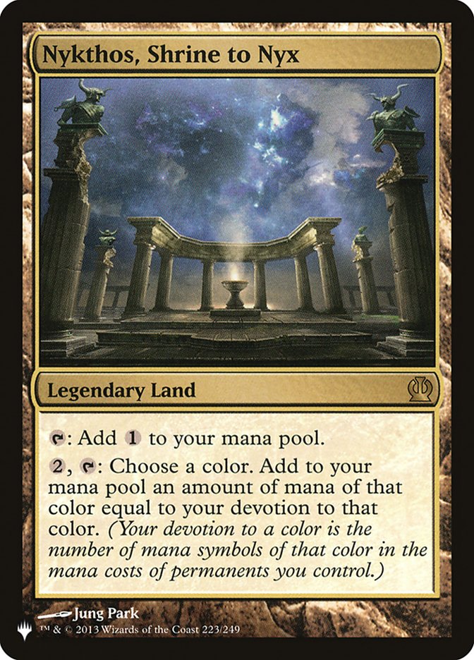 Nykthos, Shrine to Nyx [The List] | North Game Den