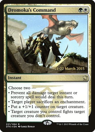 Dromoka's Command [Dragons of Tarkir Promos] | North Game Den
