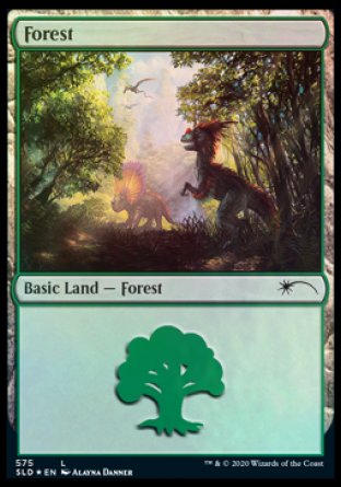 Forest (Dinosaurs) (575) [Secret Lair Drop Promos] | North Game Den