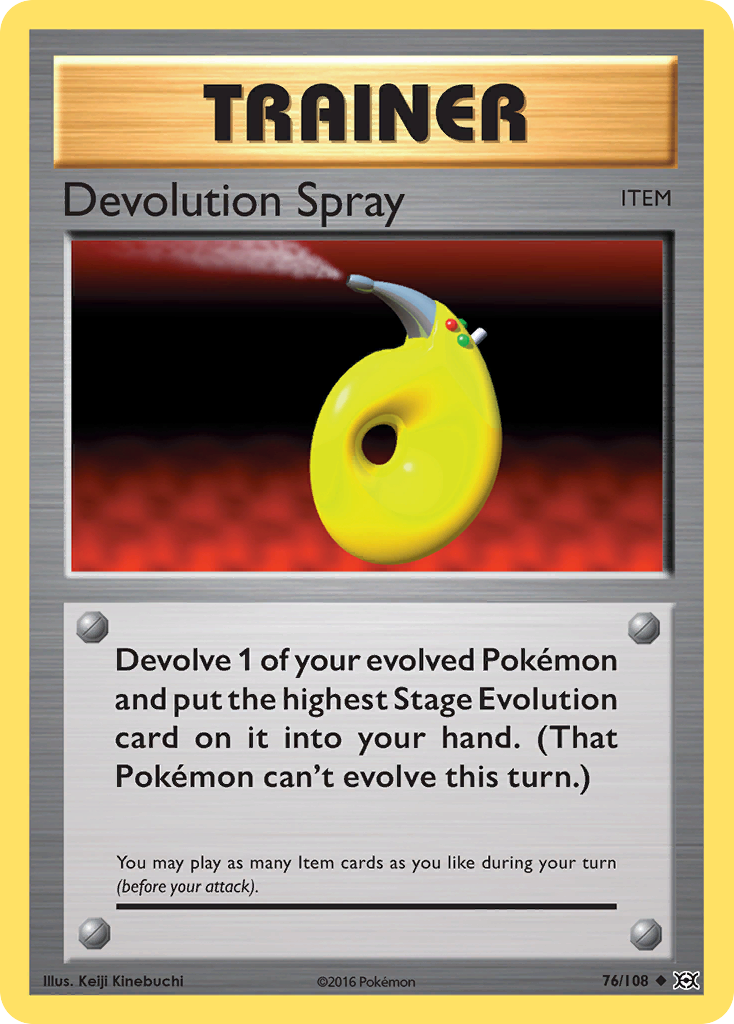 Devolution Spray (76/108) [XY: Evolutions] | North Game Den