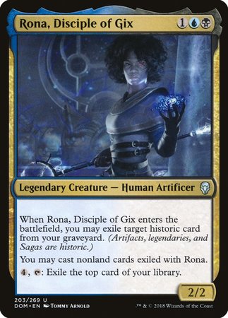 Rona, Disciple of Gix [Dominaria] | North Game Den