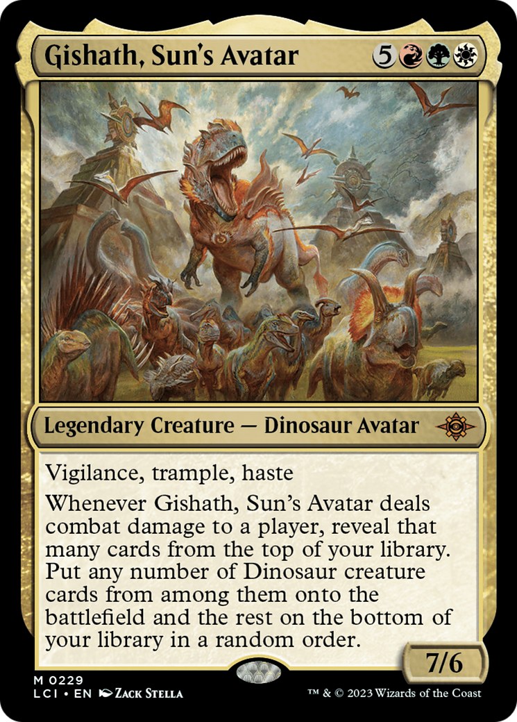 Gishath, Sun's Avatar [The Lost Caverns of Ixalan] | North Game Den