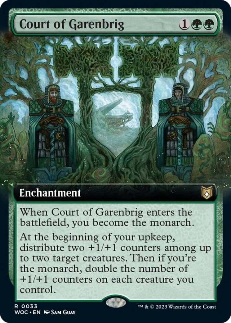 Court of Garenbrig (Extended Art) [Wilds of Eldraine Commander] | North Game Den