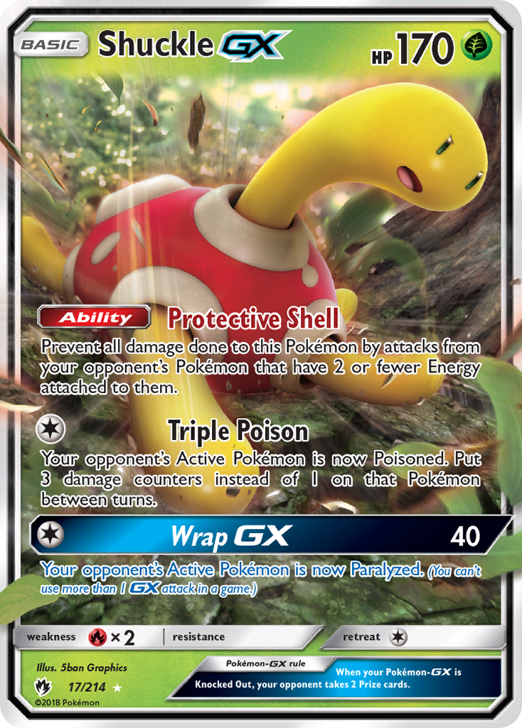 Shuckle GX (17/214) [Sun & Moon: Lost Thunder] | North Game Den