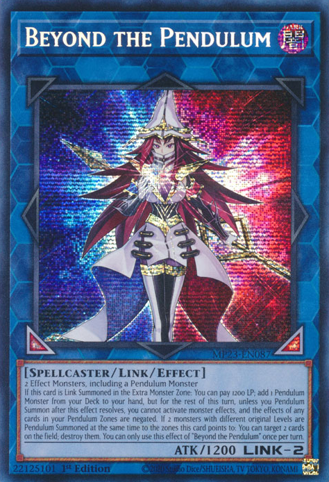 Beyond the Pendulum [MP23-EN087] Prismatic Secret Rare | North Game Den