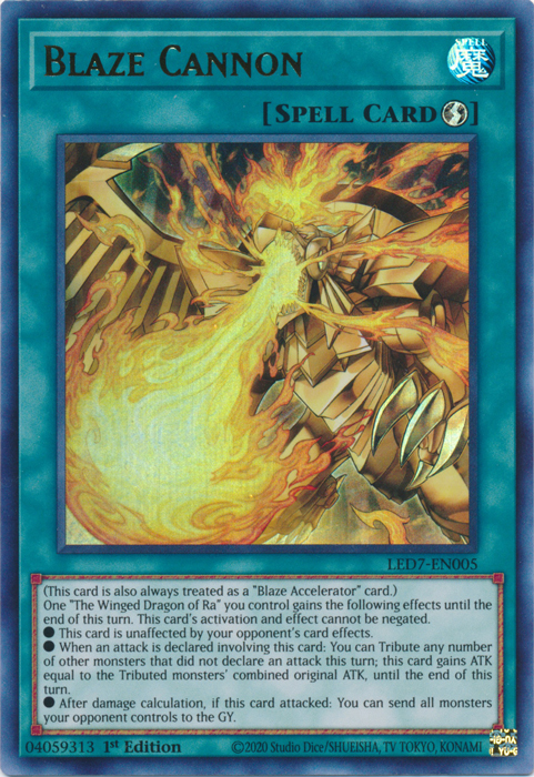 Blaze Cannon [LED7-EN005] Ultra Rare | North Game Den