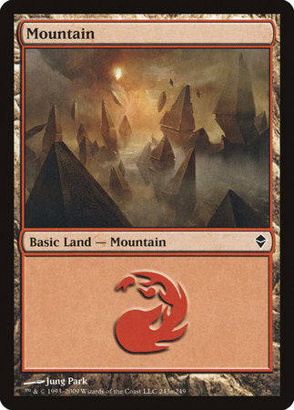 Mountain (243a) [Zendikar] | North Game Den
