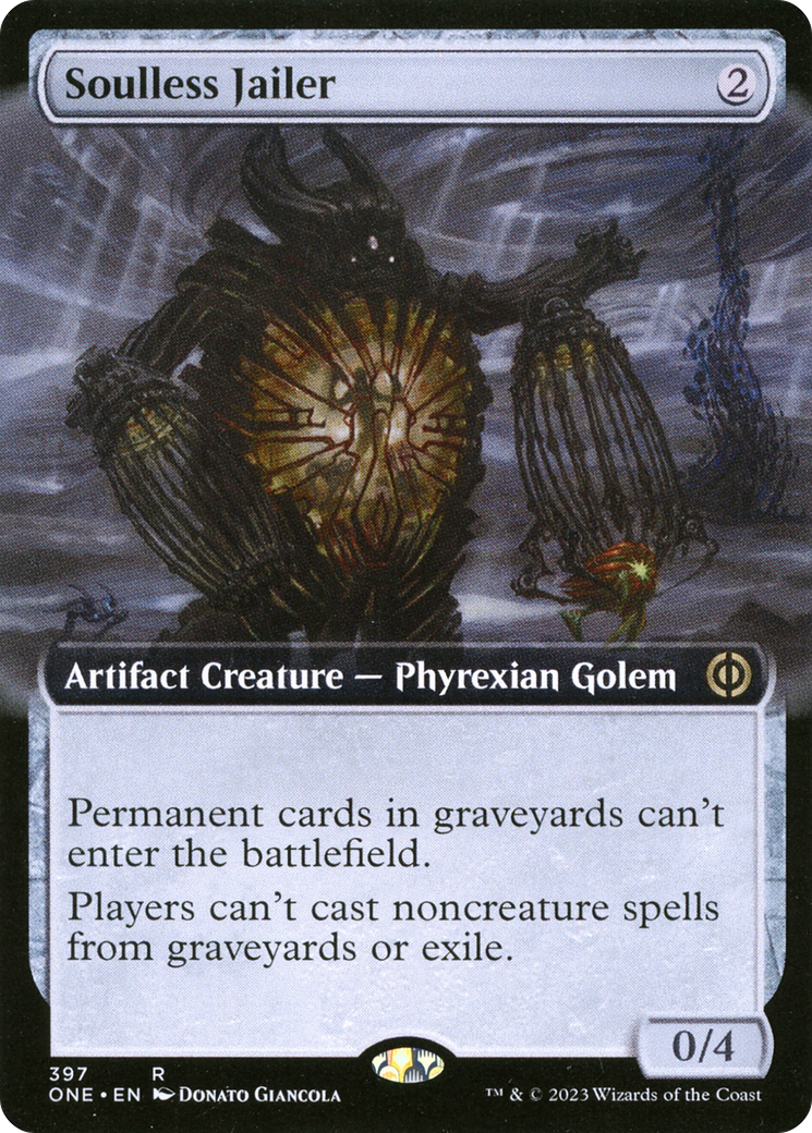 Soulless Jailer (Extended Art) [Phyrexia: All Will Be One] | North Game Den