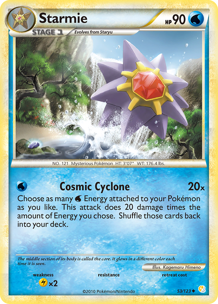 Starmie (53/123) [HeartGold & SoulSilver: Base Set] | North Game Den