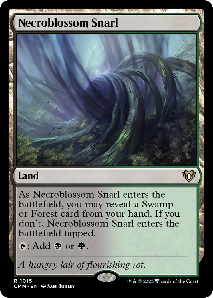 Necroblossom Snarl [Commander Masters] | North Game Den