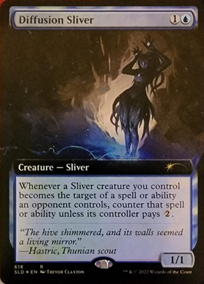 Diffusion Sliver (Extended Art) [Secret Lair Drop Promos] | North Game Den