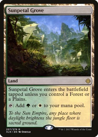 Sunpetal Grove [Ixalan Promos] | North Game Den