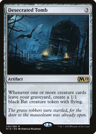 Desecrated Tomb [Core Set 2019] | North Game Den