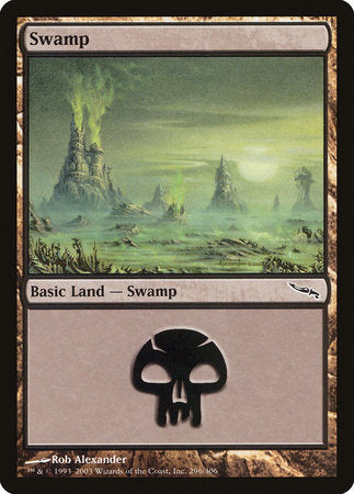 Swamp (296) [Mirrodin] | North Game Den