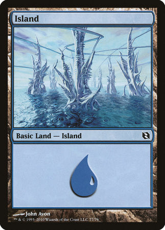 Island (77) [Duel Decks: Elspeth vs. Tezzeret] | North Game Den