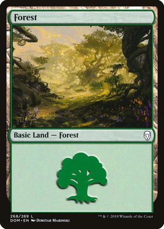 Forest (268) [Dominaria] | North Game Den