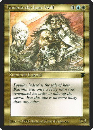 Kasimir the Lone Wolf [Legends] | North Game Den