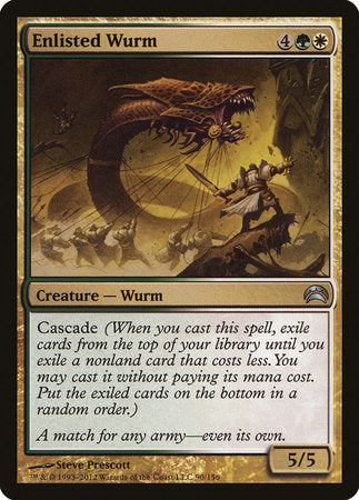 Enlisted Wurm [Planechase 2012] | North Game Den