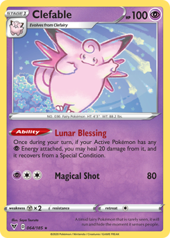 Clefable (064/185) [Sword & Shield: Vivid Voltage] | North Game Den