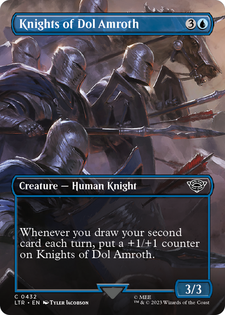 Knights of Dol Amroth (Borderless Alternate Art) [The Lord of the Rings: Tales of Middle-Earth] | North Game Den