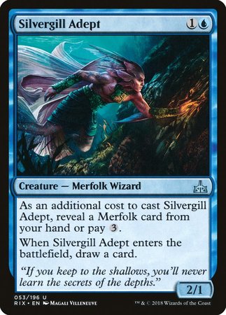 Silvergill Adept [Rivals of Ixalan] | North Game Den