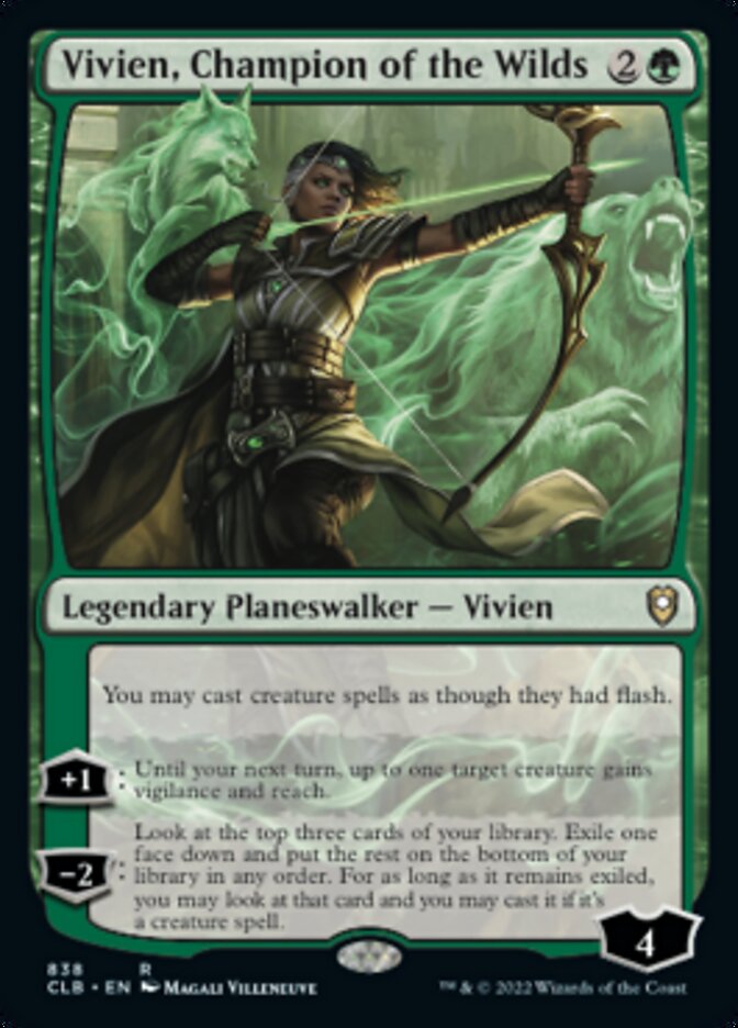 Vivien, Champion of the Wilds [Commander Legends: Battle for Baldur's Gate] | North Game Den