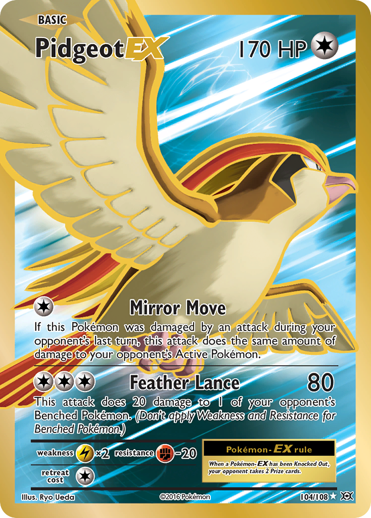 Pidgeot EX (104/108) [XY: Evolutions] | North Game Den