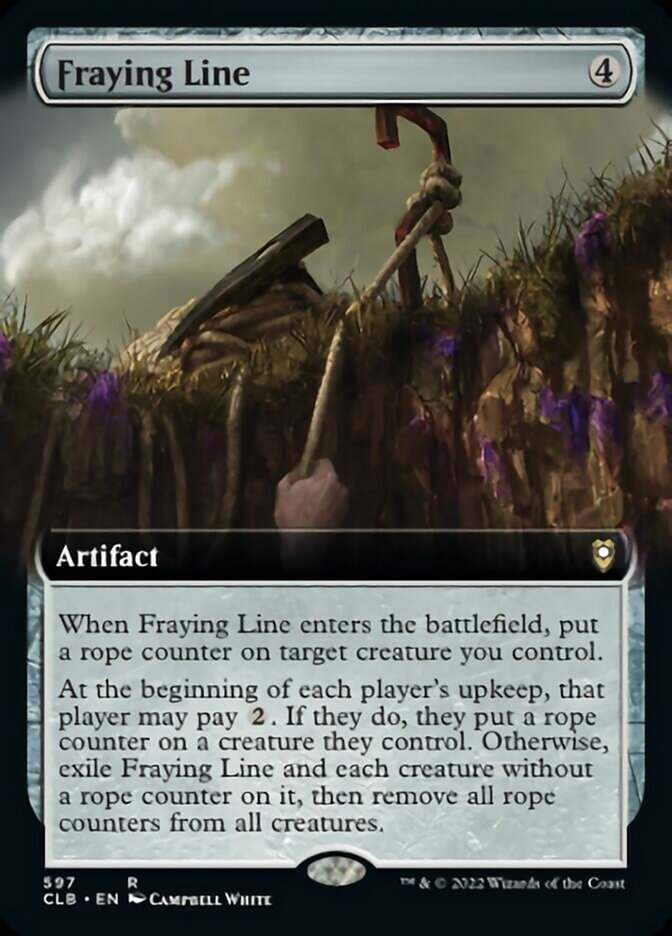 Fraying Line (Extended Art) [Commander Legends: Battle for Baldur's Gate] | North Game Den