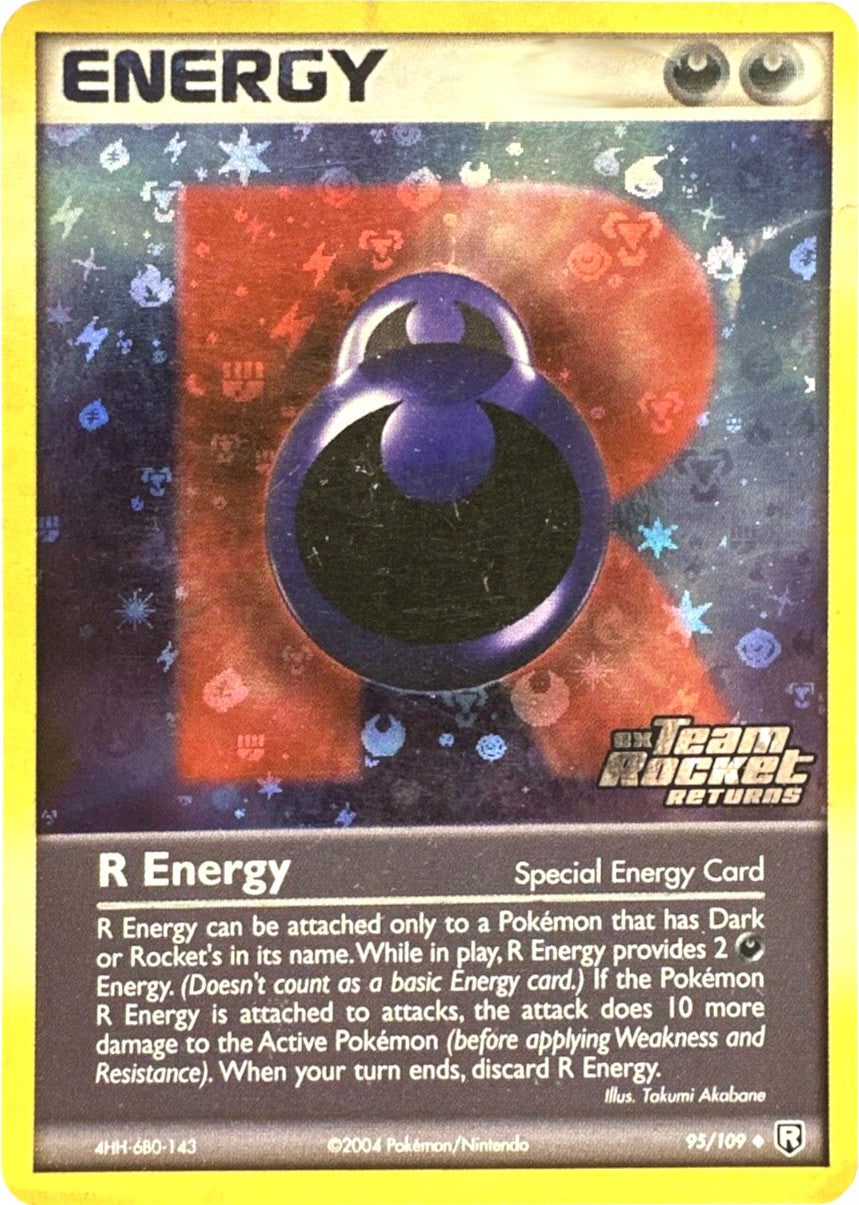 R Energy (95/109) (Stamped) [EX: Team Rocket Returns] | North Game Den