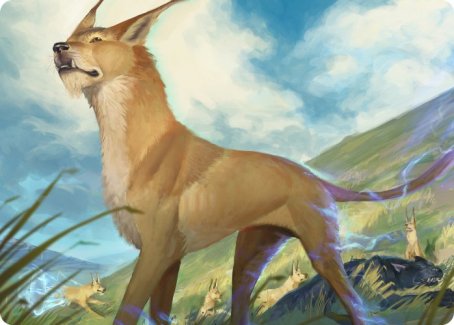 Blink Dog Art Card [Dungeons & Dragons: Adventures in the Forgotten Realms Art Series] | North Game Den